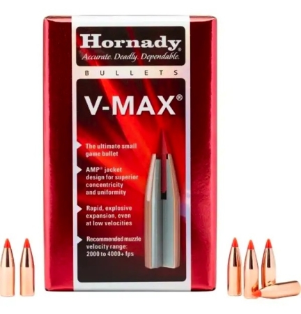 Hornady .224 55 GR V-MAX 100's