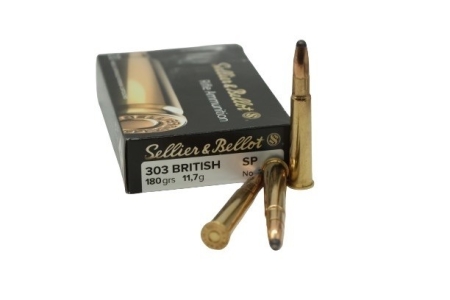 Sellier & Bellot 303 Brit SP 180grs ammo 20's